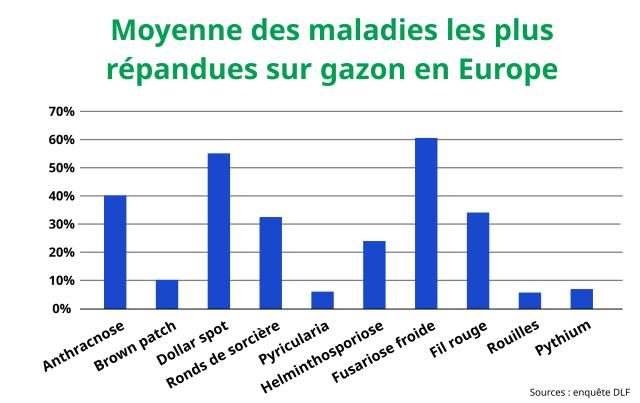 Résultats sondage maladies les plus répandues